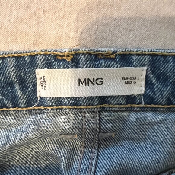 Mango Slit Denim Skirt (Size L) - Picture 3 of 4